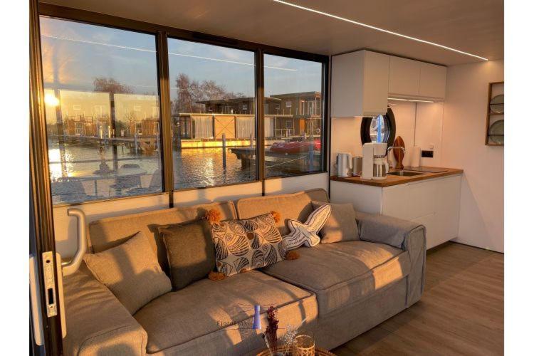 Hausboot Fjord Haven Mit Biosauna In Barth Kültér fotó
